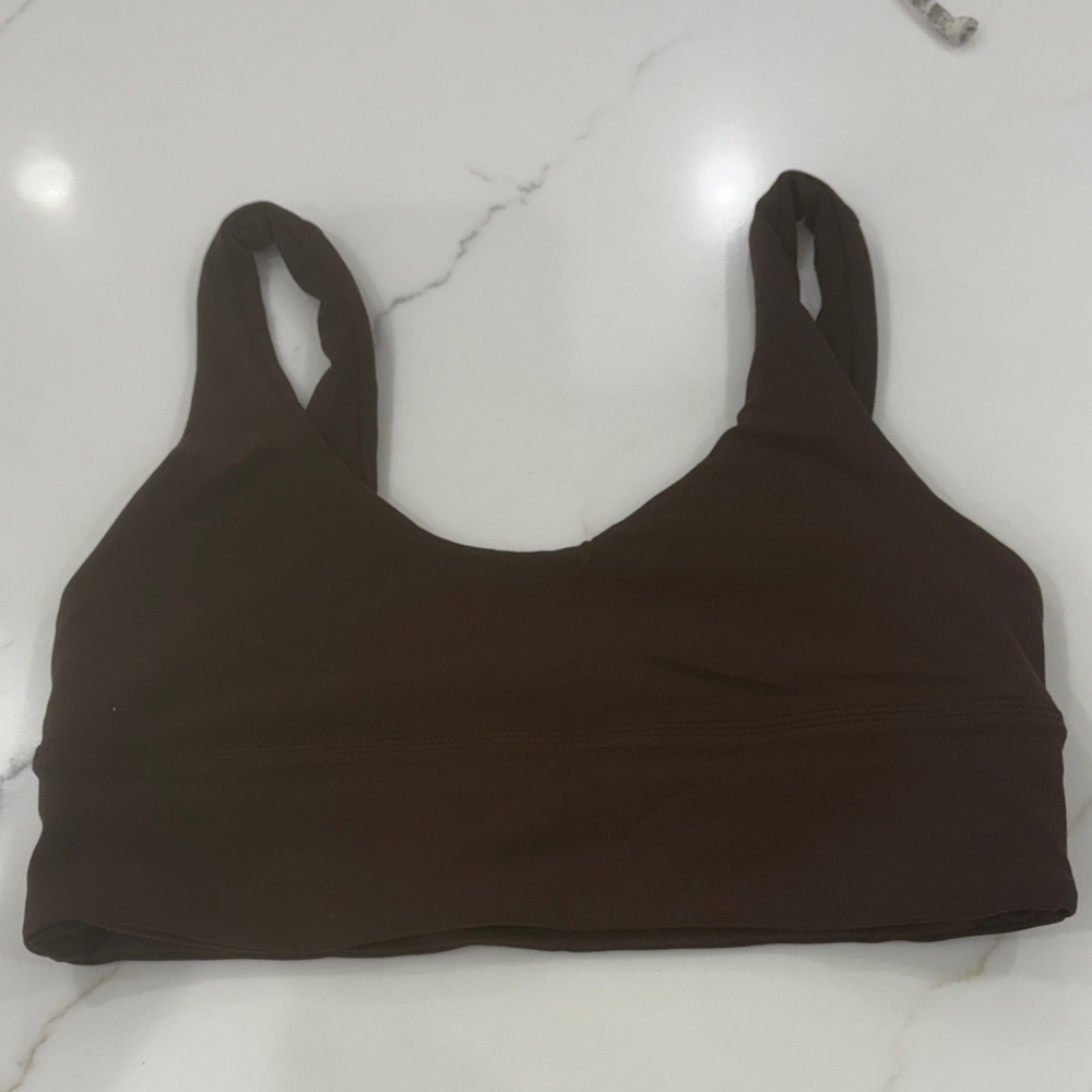 Lululemon Athletica Brown Sports Bra